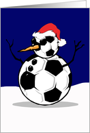 Soccer Ball Christmas Card