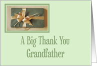 Christmas gift thank you,Grandfather card