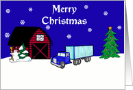 Big Rig Christmas Card