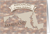 New Address in Maryland card