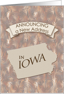 New Address in Iowa card