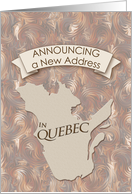 New Address in Quebec card