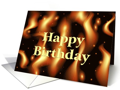 Happy Birthday! Let the sparks fly! card (1120048)