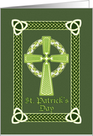 St. Patrick’s Day card with blessing card
