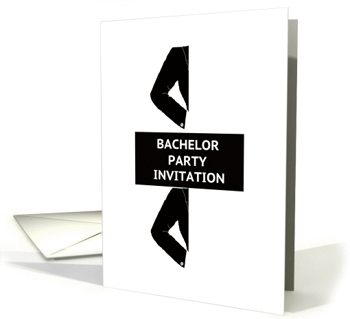 Two Grooms Bachelor Party Invitation card (1141274)