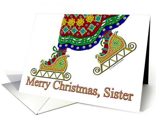 Skater Sister card (308048)