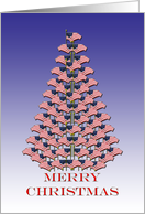 Patriotic Christmas Tree card