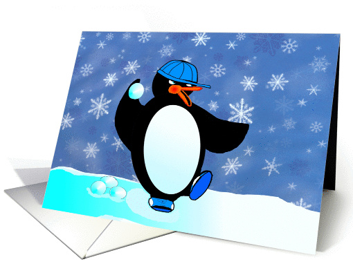 Naughty Penguin card (115278)