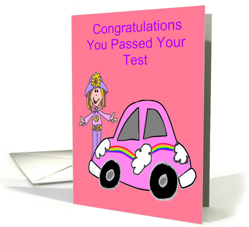 Passed Car Test card (146766)