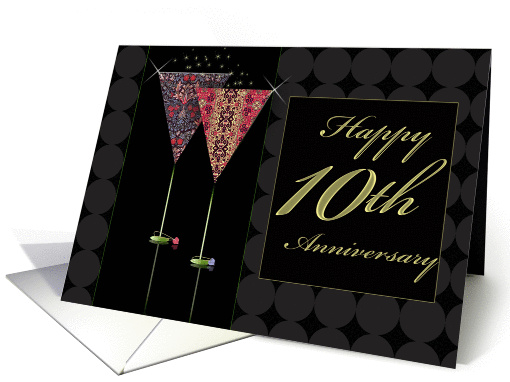 Happy 10th Anniversary card (417951)