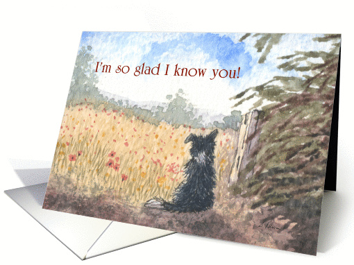 Happy Thanksgiving, Glad I Know You card (1442018)