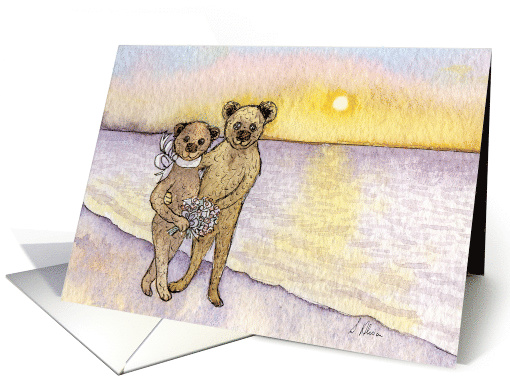 Teddy Bears in love, Blank card (1548562)