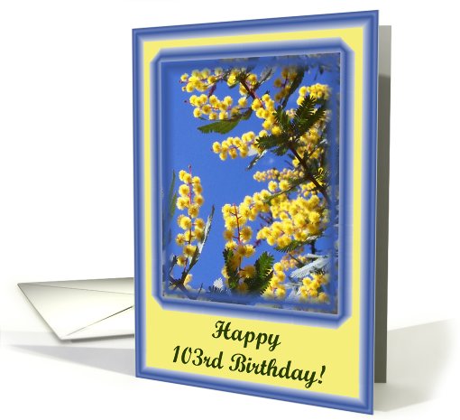 happy birthday paper greeting card 103 card (406184)