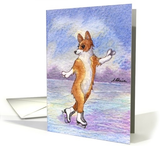blank card, notecard, paper cards, dog, Corgi, card (490805)