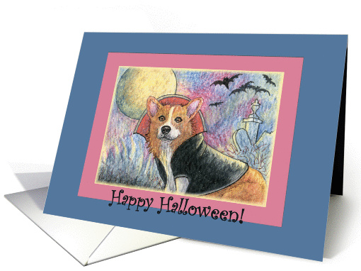 paper card, dog, Corgi, halloween, card (490821)