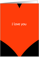 I love you card