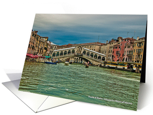 Venice, ponte di rialto card (916024)