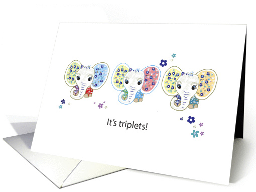 triplets card (157613)