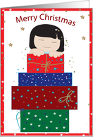 Christmas boxes card