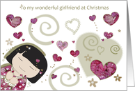 Girlfriend at Christmas card