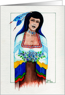 Native American: Spring Flowers card