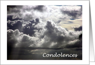 Cloud Condolences card