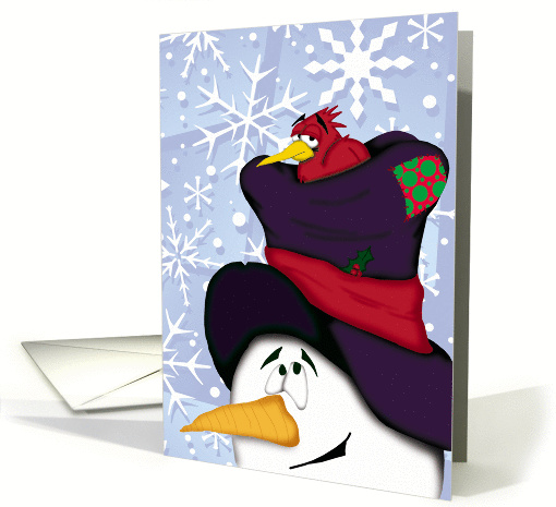 Christmas Snowman card (129867)