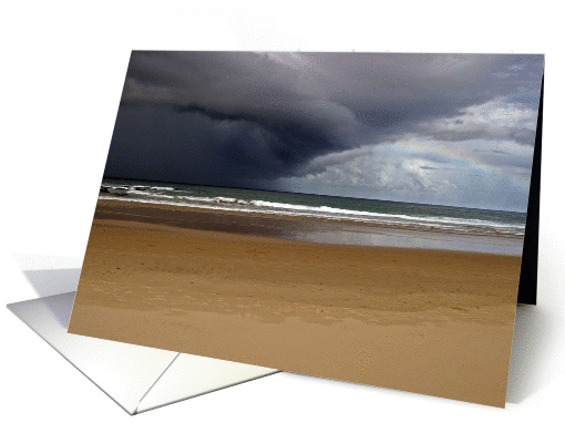 Rainbow in the storm card (130751)