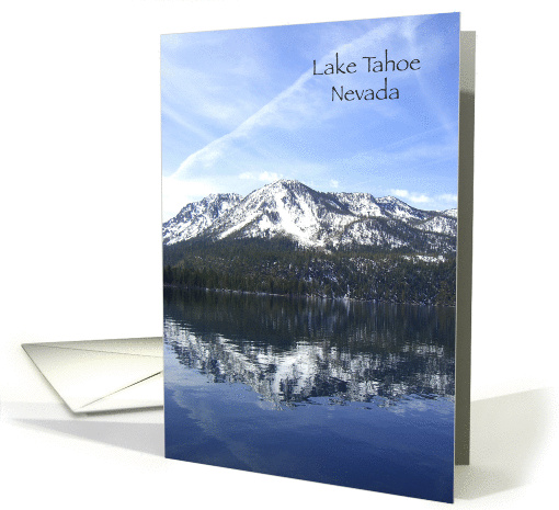 Lake Tahoe Nevada - Blank Note card (143551)