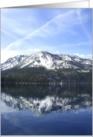 Blank Note Card - Mountain Reflections card