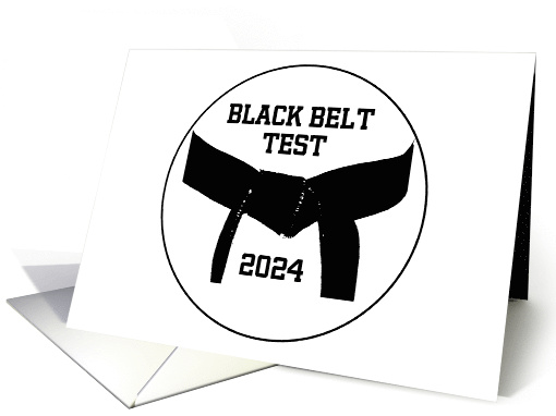 Martial Arts Black Belt Promotion Test Invitation... (173496)