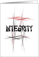 Martial Arts Tenet - Integrity - Motivational card