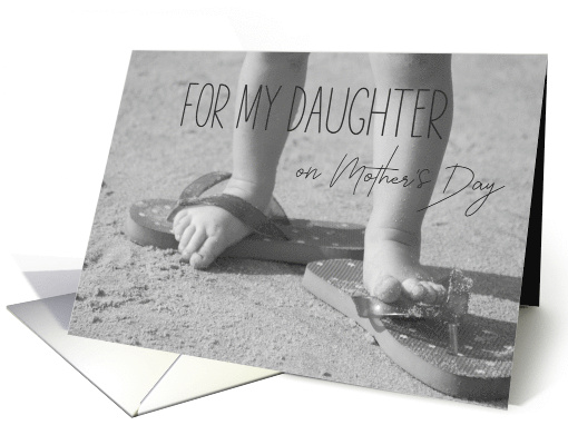 Daughter Mother's Day Baby Feet card (186222)