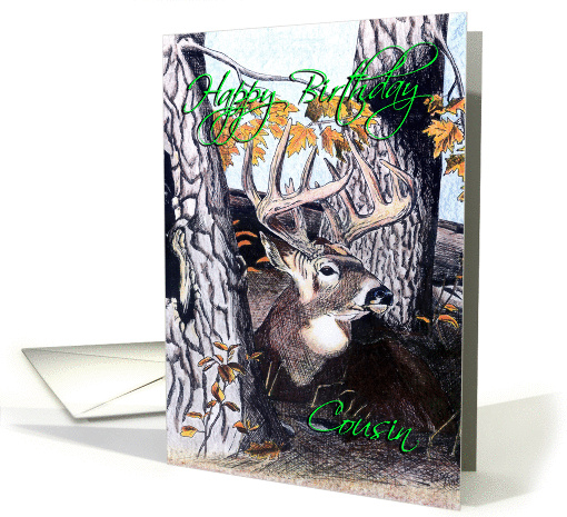 Deer Drawing card (141533)