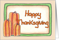 Thanksgiving Pumpkins card