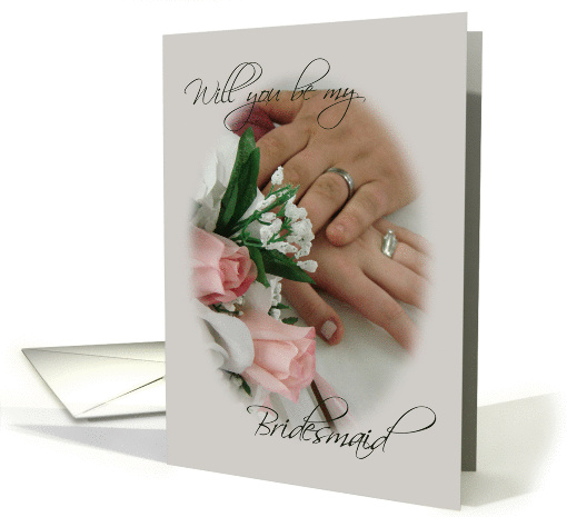 Rings-be my Bridesmaid card (256323)
