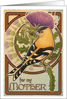 The Goldfinch and Thistle - Mother’s Day card