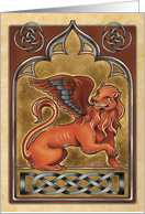 Medieval Lion - Art Card