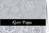 Happy Father’s day in Norwegian, paisley ornaments card