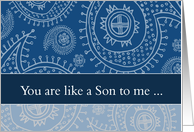 You are like a son to me, Happy Father’s Day card