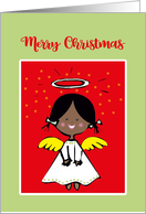 Merry Christmas, Angel card