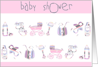 baby shower girl card