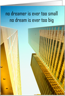 Dream Big, Skyscraper card