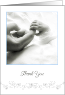 Thank you Birthing Team for your Help, Delivery Baby Boy, Son card