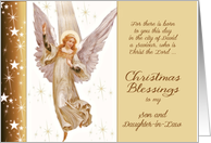 Son & Daughter-in-Law, Luke 2:11, Christmas Blessings card