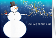 nollaig shona duit irish merry christmas card