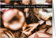 to my neighbor merry christmas ornaments moccha card
