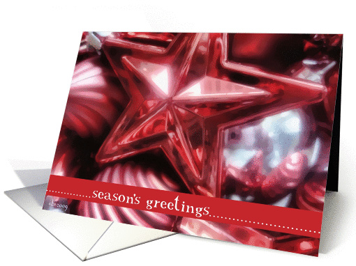 season's greetings  ornaments red card (509956)