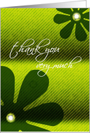 thank you green employee appreciation card