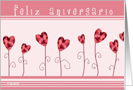 feliz aniversario spanish happy wedding anniversary card